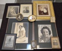 (11) Framed Black & Photographs.