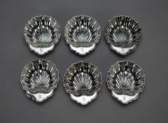 (6) Gorham Sterling Silver Shell Form Nut Dishes.