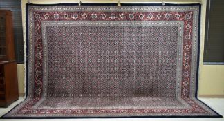 Oriental Hand Knotted Wool Rug.
