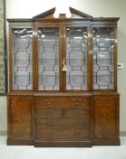 Georgian Style Secretary Bookcase.