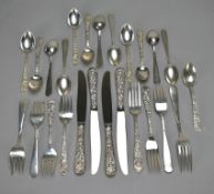 S. Kirk & Son Sterling Silver Flatware, 25 Pieces.