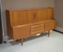 Danish Teak 4-Door Sideboard.