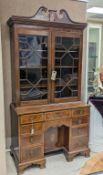 19th C. Mahogany Secretary Bookcase.