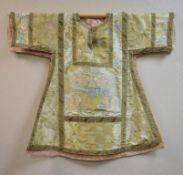19th C. Chinese Embroidered Silk Robe.