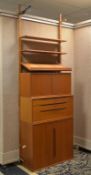 Mid Century Teak Wall Unit.