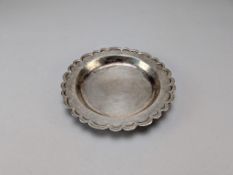 Spanish Colonial Silver Dish.
