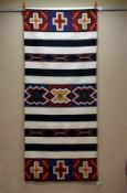 Emma Bluehouse Navajo Woven Rug.
