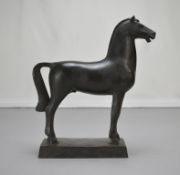 Jorn Pfab Bronze Sculpture, Standing Horse.
