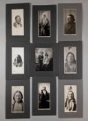 (9) David F. Barry Photographs of Chiefs, Warriors & Others.