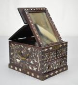 Oriental Mother-of-Pearl Inlay Jewelry Box.