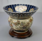 Oriental Porcelain Large Chrysanthemum Bowl.
