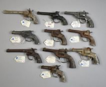 Group of (10) Vintage Toy Cap Guns.