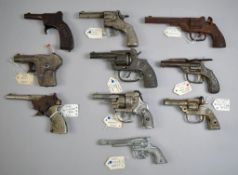 Group of (10) Vintage Toy Cap Guns.