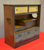 Table Top 5-Drawer Tansu Chest.