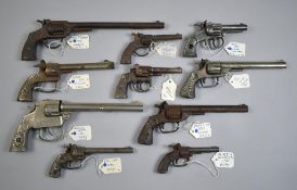 Group of (10) Vintage Toy Cap Guns.
