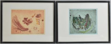 (2) Horst Janssen Etchings from Svanshall.