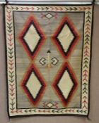 Navajo Hand Woven Rug, 75
