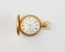 A.W. Co. Waltham Wm. Ellery 14K Gold Case Pocket Watch.