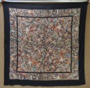 Chinese Embroidered Silk Textile.