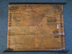1858 Map of the Union and Adjacent Islands & Countries.