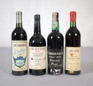 (4) Bottles of Vintage Port.