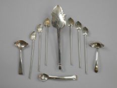 Group of (10) Mexico Sterling Silver Flatware.
