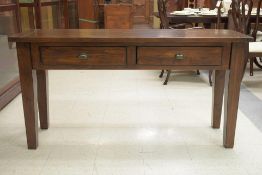 Contemporary 2-Drawer Sofa Table.