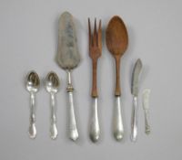 Small Group of Silver Flatware (7).