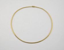 14K Yellow Gold Choker.
