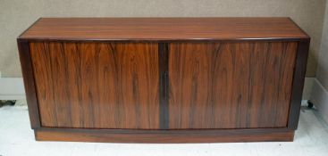 H.P. Hansen Danish Rosewood 2-Door Sideboard.
