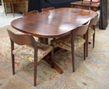 Gudme Mobelfabric Rosewood Table & 6 Chairs.