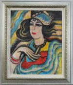 Hugo Scheiber Oil on Board,