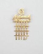 14K Yellow Gold Cat Fanciers' Pendant.