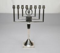 Mexico Sterling Silver 8-Light Menorah.