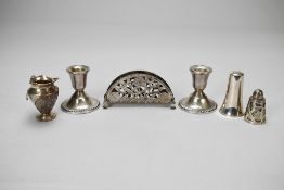 (6) Sterling Small Tableware Items.