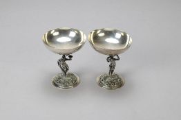 (2) Antonio Giacche .800 Silver Goblets.