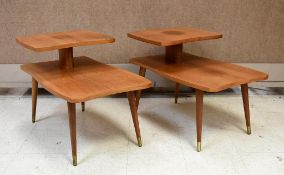 Pair of Mid Century Walnut Side tables.