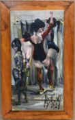 Gary Fay Acrylic on Canvas, Backstage.