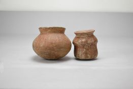(2) Antique Earthenware Bowls.