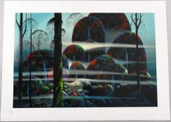 Eyvind Earle Serigraph, Beyond Paradise.