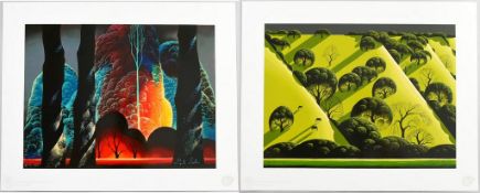 (2) Eyvind Earle Museum Proof Serigraphs, Signed.