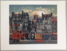 Michel Delacroix Lithograph, Lever du Soleil, Signed.