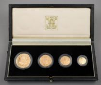 1989 Britannia Gold 4-Coin Proof Set.