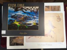 Group Of (7) Unframed Prints