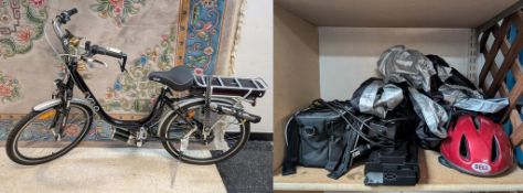 Evelo Luna Electric Bike With Spare Battery, Charger And Cover.