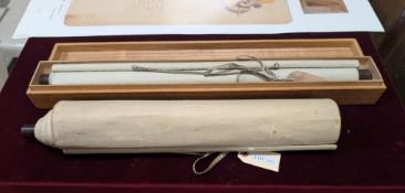 (2) Asian Scrolls. Ink On Silk And Ink On Paper