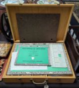 Artist's Paint Box With Grumbacher Watercolor Tubes