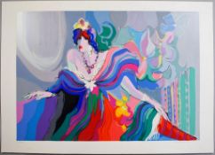 Isaac Maimon Serigraph, Courtesan.