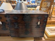 Asian Tansu Style Drop Front Storage Chest.