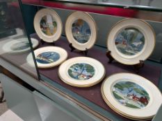 Group Of (11) Dale Nichols Red Barn Service Plates.
